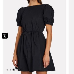 STAUD
Alix Puff Sleeve Mini Backless Dress